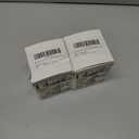 2 x Grey Wood Grain Wallpaper Border Removable PVC Waterproof Peel and Stick Wallpaper,Bathroom Mirror Frame Border Sticker Wall Decor 3.93 inches x 32.8 feet