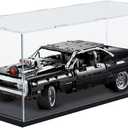 Acrylic Display Case Box for 1/12 Scale Model Car, Dustproof Protective Assemble Cover for Lego Fast and Furious Dodge 42111, Batman Batmobile 42127, Display Box for Collectibles (19.7x7.9x7.9inch)