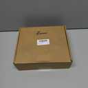 Jenaai 6 Pcs Velvet Glitter Christmas Tree Ornaments Set 3.15 Inch 3 Style Flocked Christmas Balls Ornaments Xmas Balls Decoration for Xmas Tree Decorative Party Wedding(Dark Brown)