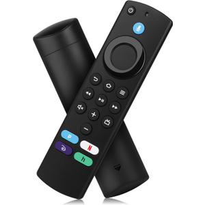 Replacement Voice Remote Control Fit for Smart TV Stick/Cube, Stick 4K/4K Max(1st / 2nd Gen), Stick HD/Lite, Smart TV 3rd Gen, Compatible with Insignia/Toshiba/Pioneer Smart TVs