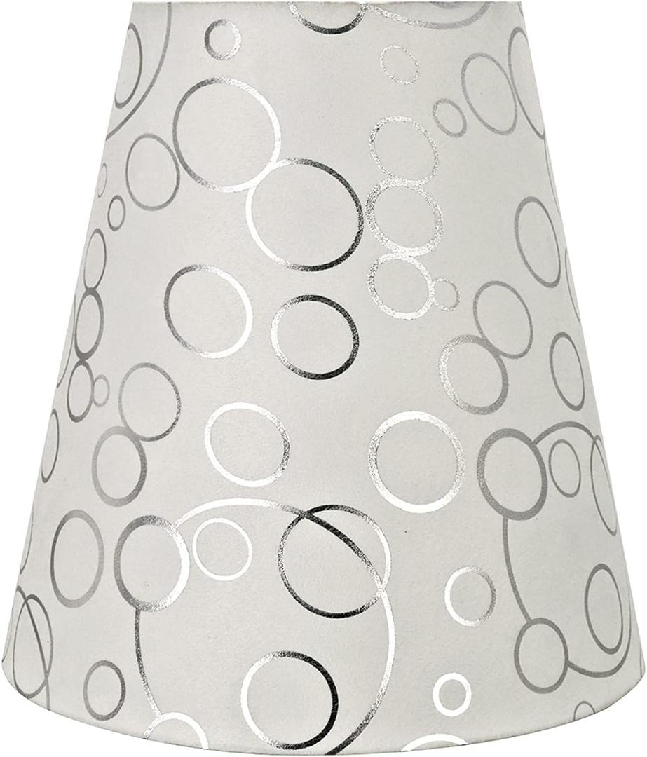 Aspen Creative 32891A, Transitional Hardback Empire Shaped Spider Construction Lamp Shade in White, 12" wide (7" x 12" x 12 1/2"), 7" x 12" x 12.5"