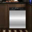 23 x 26 in Magnetic Dishwasher Cover Kitchen Decor, Refrigerator Magnet Cover, Dishwasher Covers Decorative (Sliver)