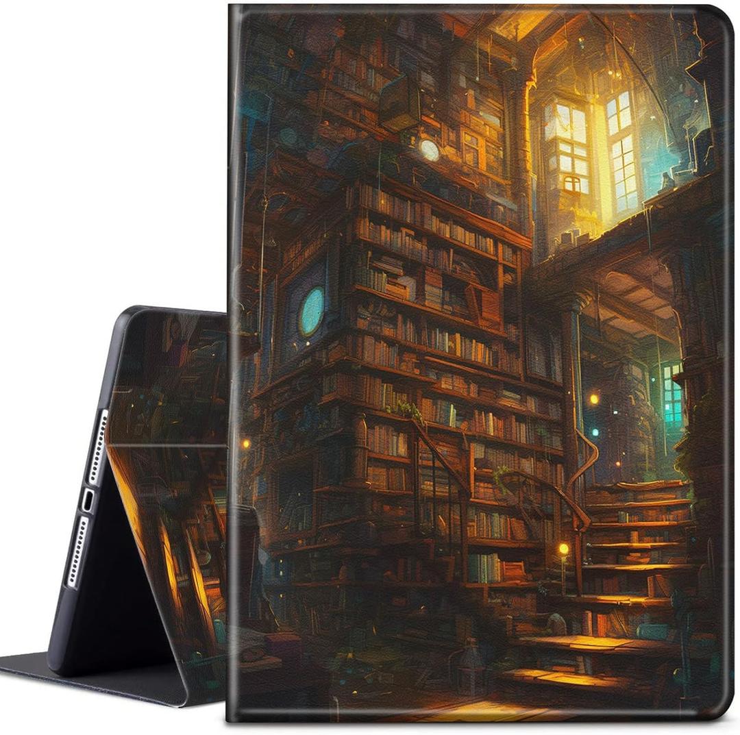 for iPad Pro 11 inch Case 2024 M4 Lightweight Protective PU Leather Smart Stand Cover with Auto Wake Sleep Case for iPad Pro 11 inch 5th Generation 2024 - Books