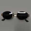 livho 2025 Trendy Oval Sunglasses - Stylish Polarized Shades for Everyday - Retro Metal Frames