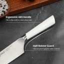 Kitchen Knife Set, 3-Piece Knives Set for Kitchen with Chef Knife, Santoku & Paring Knife, German 1.4116 Stainless Steel Knife Set, Lightweight Design, Gift-Ready Chef Knife Set