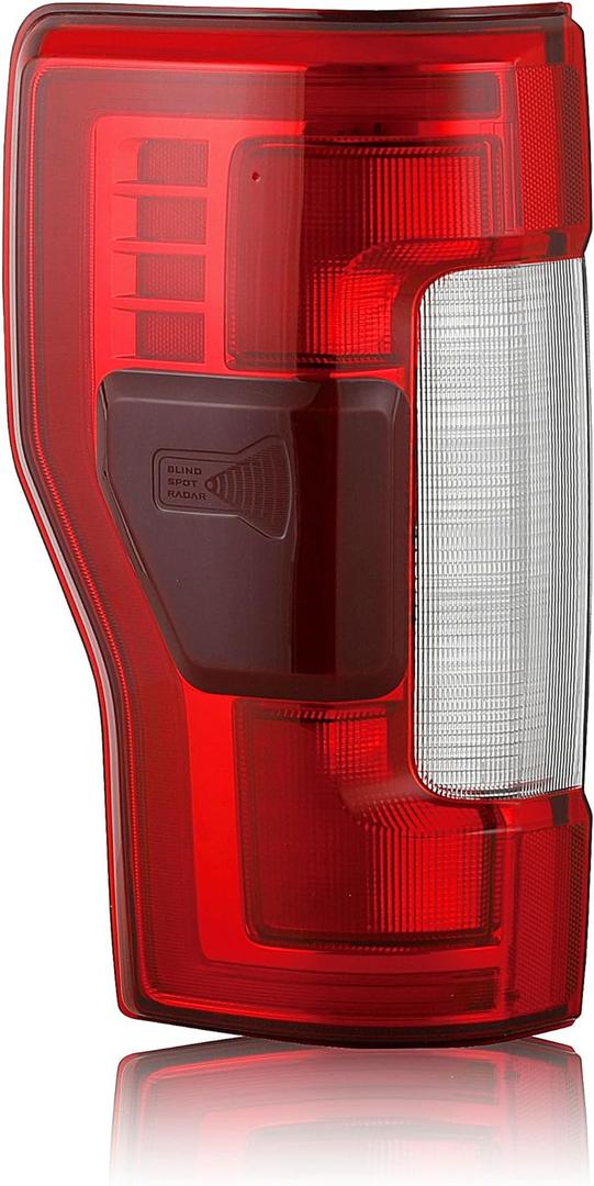 AutoZest LED Tail Lights W/ Blind Spot W/ oModule Compatible With 2017 2018 2019 Ford F-250 F-350 F-450 Super Duty Taillight Rear Brake Lamp Signal Assembly Left Driver Side KC3Z13405B(LH 17-19 F250)