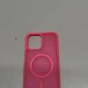 SUPFINE Magnetic for iPhone 13 Pro Max Case (Compatible with MagSafe) (Military Grade Drop Protection) Slim Translucent Matte Shockproof with Anti-Fingerprint Phone Case,Hot Pink