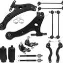 Silscvtt 14Pcs Front Lower Control Arm Tie Rods Replacement for Toyota Camry 2007-2011 K620333 K620334