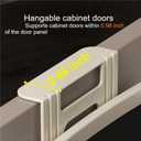 ZOHCAJBO Hanging Small Trash Can with Lid for Cabinets/Bathrooms/Bedrooms/Offices/Camping (Big)