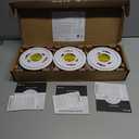Kidde Smoke and Carbon Monoxide Detector, Hardwired with 10-Year Battery Backup, LED Status Lights, Interconnected, 85 dB Alarm, 5 inches, 30CUA10, 3 Pack