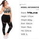 Plus Size Leggings, Black Mesh Yoga Pants for Women with Pockets High Waisted Tummy Control & Squat Proof Workout Leggings Black 5XL (Black)