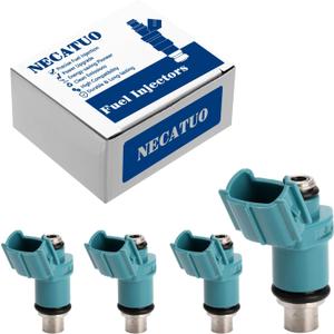 Set of 4 Fuel Injectors - Compatible with YAMAHA Outboard 4 Stroke 30HP 40HP 50HP 60HP 70HP - Replaces 6C5-13761-00-00