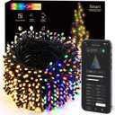 BrizLabs Color Changing Christmas Lights, 262ft 800 LED Smart Christmas String Lights Work with Alexa & Google Home, Warm White & Multicolor WiFi Xmas Tree Light Music Sync for Xmas Tree Home Decor