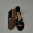 XOXO Women's Luis Wedge Sandal, Black, Size 8.5m