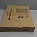 SUNEE 1 Inch Binders 3 Ring 6 Pack, Clear View Three Ring Binders PVC-Free (Fit 8.5x11 Inches) for School Binder or Office Binder Supplies, Classic 6 Colors