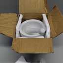 LEETOYI Porcelain Mortar and Pestle, Ceramic Herb Grinder Pill Crusher Set (4.6 inch)