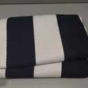 IOHOUZE Black White Striped Rug -4x6 Front Door Mats Outdoor,Washable Rug for Front Porch Decor,Spring Summer Welcome Mats Outdoor Indoor, Doormat for Farmhouse/Entryway/Home Entrance