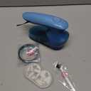 BEAUTURAL Fabric Shaver and Lint Remover, Sweater Defuzzer with 2-Speeds, 2 Replaceable Stainless Steel Blades, Battery Operated, Remove Clothes Fuzz, Lint Balls, Pills, Bobbles (Tufts Blue)