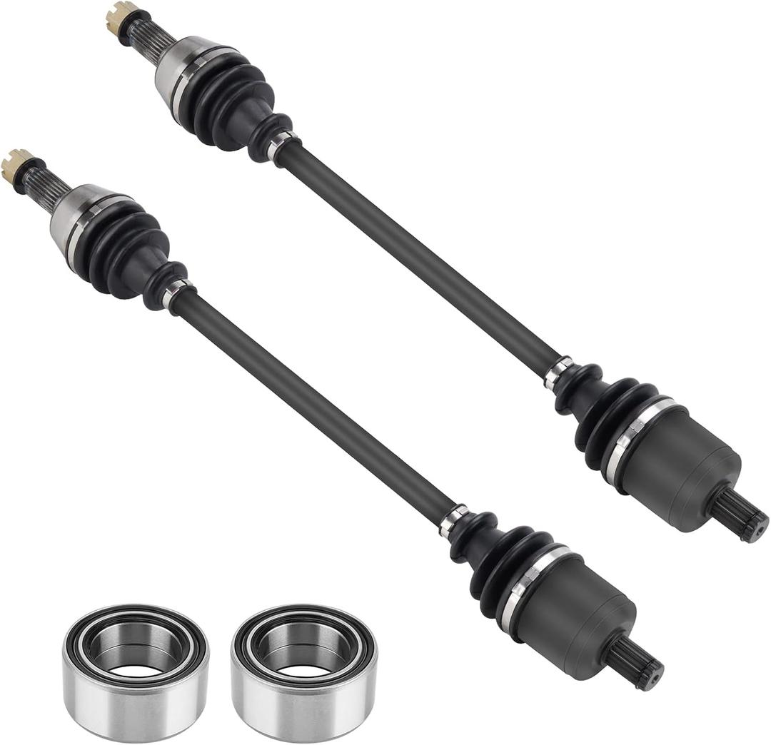 Front Left Right CV Axle Drive Shaft & Wheel Bearings Set for Polaris Ranger 570 Full-Size 2015-2016/Ranger 900 Crew 2014-2019/Ranger XP 1000 2017 2020 for 1332637