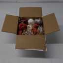 18 PCS Velvet Pumpkins for Fall Table Decor, Artificial Pumpkins, Faux Fake Pumpkin Home Decorations for Autumn Harvest, Thanksgiving, Wedding, Halloween, Table Centerpieces (Multi-Color Velvet)