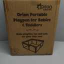 Orian Baby Playpen Large Playpen for Babies and Toddlers, Oxford Fabric, Indoor & Outdoor Play Pen, 10 Colorful Balls, 4 Pull-Up Rings, Carry Bag (50x50)