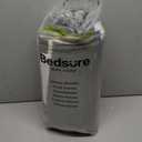 Bedsure GentleSoft Sherpa Fleece Blankets Queen Size for Bed - Thick and Warm Throw for Women and Men, Soft Fuzzy Plush Queen Blanket for Winter, Grey, 90x90 Inches