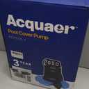 Acquaer 1/4 HP Automatic Swimming Pool Cover Pump, 2250 GPH Submersible Sump Pump with 3/4 Check Valve Adapter & 25ft Power Cord, Water Removal for Pool, Hot Tubs, Rooftops, Water Beds and more