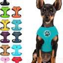 BINGPET Small Dog Harness, No Pull Dog Harness Small Sized Dogs, Soft Light Breathable Mesh Puppy Vest with Safety Buckle-Adjustable Step in Pet Harnesses for Easy Walking, Running, Training