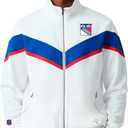 GAME 7 NHL mens X Nhl Men's Officially Licensed Long Sleeve Neoprene Zip Up Sweatshirt (White), 2XL