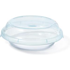 OXO Good Grips GLASS PIE PLATE WITH LID, 9 in 