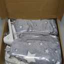 2PC Cat Window Perch, Glow in The Dark Cordless Foldable Pet Hammock Bed for Window with Sturdy Metal Frame, Glowing Stars Pattern Resting Seat for Indoor Cats (2PC Stars - M)