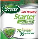 Scotts Turf Builder Starter Food for New Grass, 15 lb. - Lawn Fertilizer for Newly Planted Grass, Also Great for Sod and Grass Plugs - Covers 5,000 sq. ft. (EXP 01/12/33)