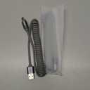 LISEN CarPlay Cable 2 Pack for iPhone 17 Air 16 15 Pro Max Car Charger Cord, 3.1A 4FT Coiled USB C Cable Short USB A to USB C Cable Support Android Auto Compatible with Samsung Galaxy S25 S24, Grey