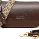 GEMIU Crossbody Purse for Women, Shoulder Bag with 2 Removable Strap, Cell Phone Small Handbags, Vegan Leather Purse with Zip