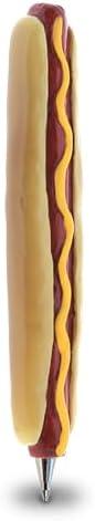 Planet Pens Hotdog Writing Pen - Unique Food Ballpoint Pen for School or Office, Writing Stationery Supplies, Cool Ballpoint Marker for Kids and Adults