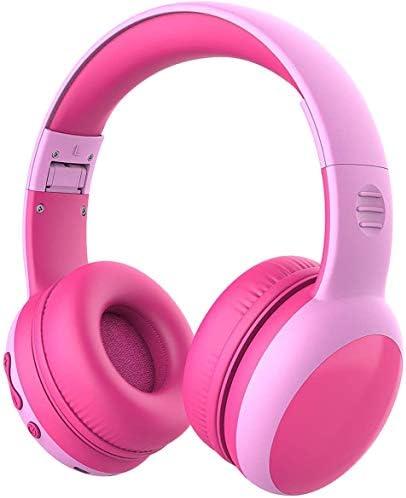 gorsun Kids Bluetooth Headphones, Portable Wireless Headset for Kids, Bluetooth 5.3, Over-Ear Cat Ear Toddler Headphones with Microphone, 85dB Volume Limited, AUX Cord,40 Hours Playtime(Pink) gorsun Kids Bluetooth Headphones, Portable Wireless Headset for Kids, Bluetooth 5.3, Over-Ear Cat Ear Toddler Headphones with Microphone, 85dB Volume Limited, AUX Cord,40 Hours Playtime(Pink)