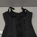 Nebility Waist Trainer for Women Corset Shapewear with Zipper Women's Waist Cincher Tank Top with Adjustable Straps (Medium, Black)