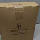 Cozy Bliss Faux Fur Throw Blanket for Couch, Cozy Warm Plush Striped Blanket for Sofa Bedroom Living Room, 50 * 60 Inches Tie-dye Khaki