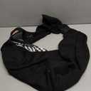 Tomkas Small Dog Sling Carrier - Cat Sling Carrier - Adjustable Strap & Zip Pocket - Suitable for Puppies (Black)