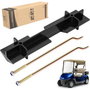 Golf Cart Battery Hold Down Plate with Rods Kit for EZGO TXT RXV 1994-up Gas and Electric Gas and Electric Golf Cart, OEM# 70045G01 01101-G01
