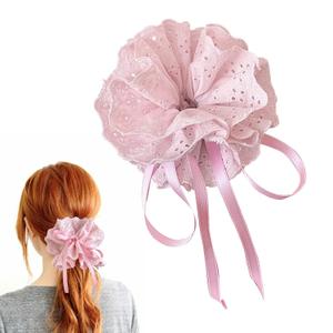 Large Scrunchies for Women, Big Scrunchies for Women, Oversized Scrunchie, 5.12 Inch Fabric Extra Jumbo Hair Scrunchie 