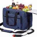 Electric Cooler for Car, Portable 25L Electric Cooler Outdoor Heating Food Warmer Bag Car Cooler Bag Soft Cooling for Camping Beach Travel Car, Car Cooler Plug in