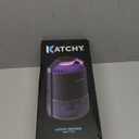 Katchy Indoor Insect Trap - Catcher & Killer for Mosquitos, Gnats, Moths, Fruit Flies - Non-Zapper Traps for Inside Your Home - Catch Insects Indoors with Suction, Bug Light & Sticky Glue (Black)