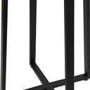 Round Metal Coffee Table Legs,28 Inch Black Iron Dining Table Base Only,Large Circle End Table Legs