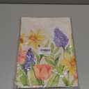 Summer Floral Placemat, Floral Linen Placemat, Set of 4 Table Mats, Birthday Housewarming Gift for Mom Friend Family, Kitchen Table Decoration (12X18 inches) A05