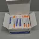 100PACK U-100 Syringes 30G 5/16" (8mm) 1ml/cc, Disposable Syringe, Lab Supplies, Individual Wrapped, Pack of 100