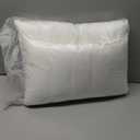 MINUPWELL Ultra Flat Pillows for Sleeping Thin, 7D High Support 2.5 inch Height Ultra Thin Pillows,Slim Bed Pillows for Stomach Sleeper,Standard Size -18x26 in (White)