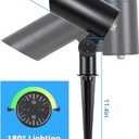 SUNVIE 30W Spot Lights Outdoor LED Spotlight 120V 3000LM Ultra Bright Flag Pole Light with Metal Stake, Warm White Flood Light Landscape Lighting for Yard Flag Tree Garden, 6 FT Cord with Plug, 2 Pack