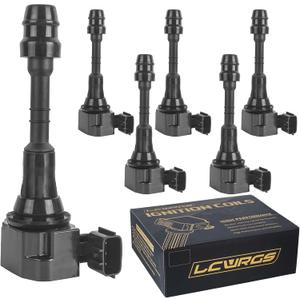 Ignition Coil Packs for 2002 2003 2004 2005 2006 2007 2008 2009 Nissan Maxima Murano Altima Xterra Quest Frontier Pathfinder Infiniti I35 QX4 Suzuki Equator 3.5L 4.0L V6 Coils UF349 C1406 - Set of 6