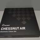 Chessnut Air Electronic Chess Board with AI Handcrafted Wooden Board, LED Indicators, Adaptive Difficulty, Full Piece Recognition Play Online on Major Chess Platforms, 33*33*1.8cm